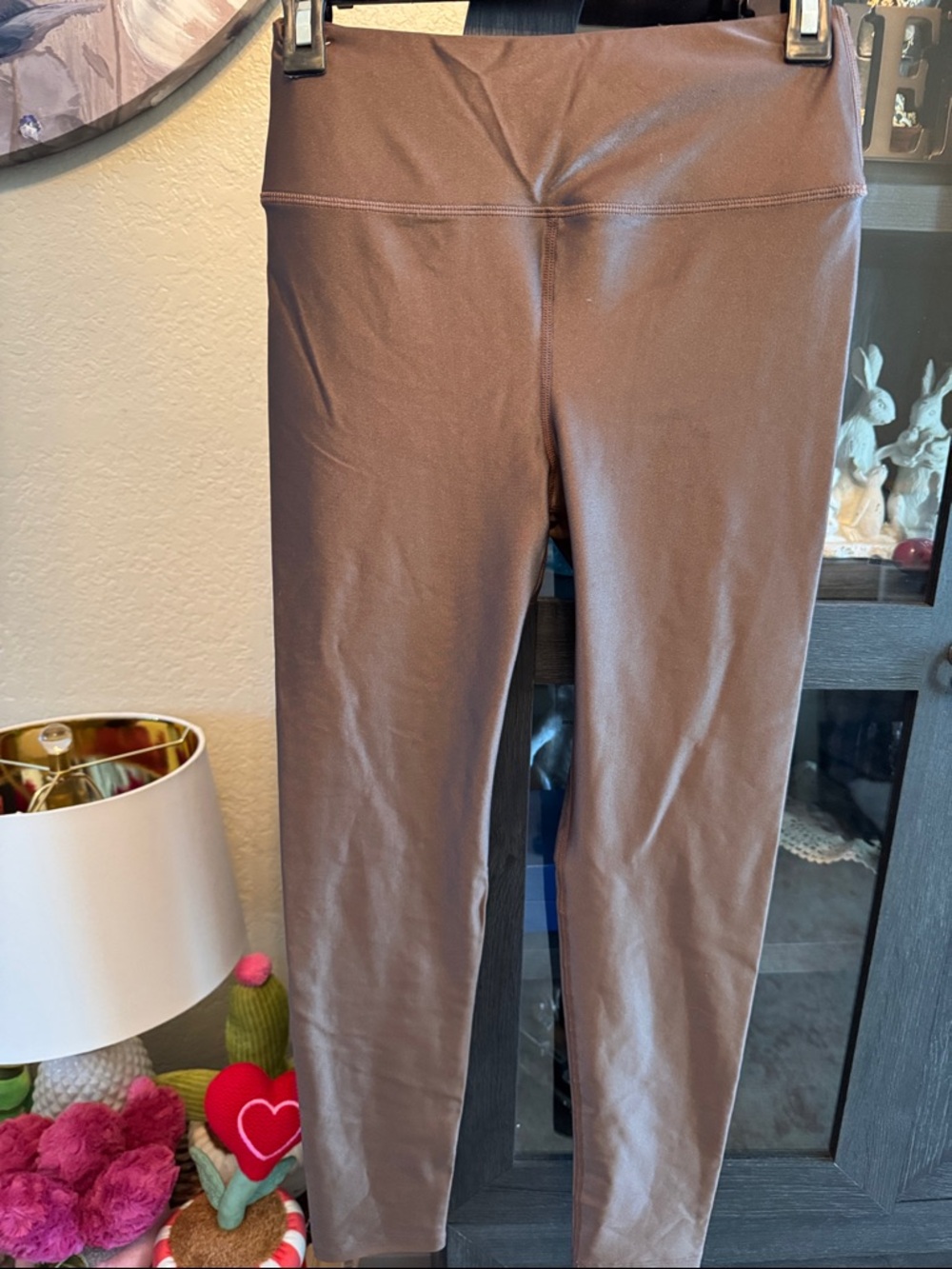 Noli liquid Chocolate Brown Active Leggings